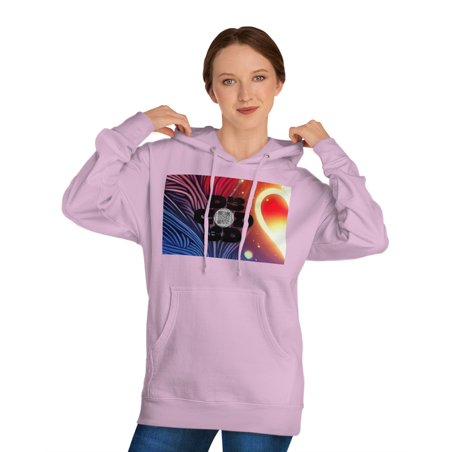 ENCODED | FOLLOW YOUR HEART | Unisex Hooded Sweatshirt