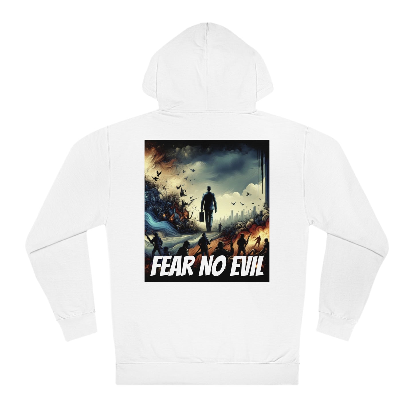 DECODED | FEAR NO EVIL | Unisex Hooded Sweatshirt