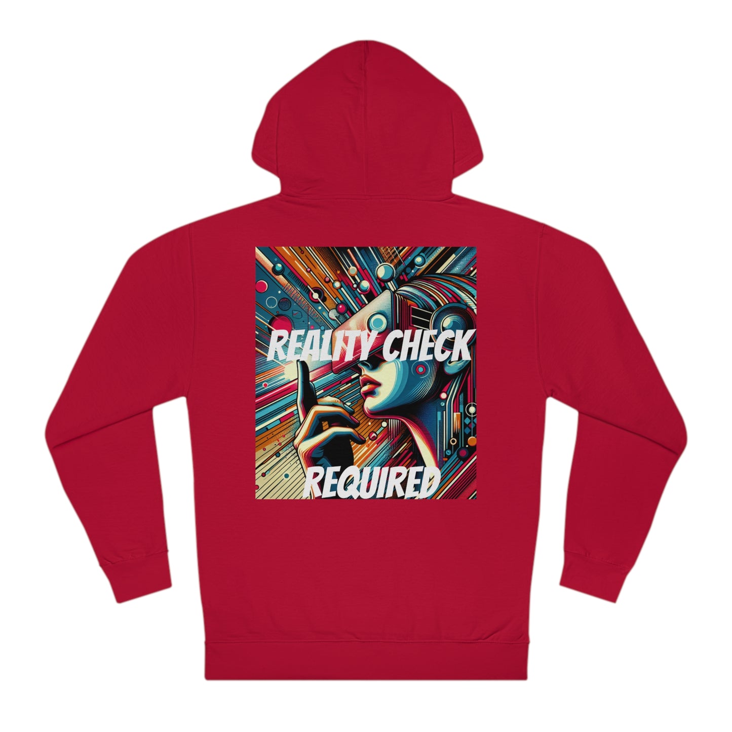 DECODED | REALITY CHECK REQUIRED | Unisex Hooded Sweatshirt