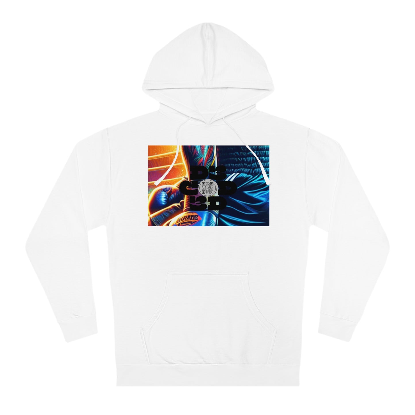 ENCODED | DEFY DEFEAT | Unisex Hooded Sweatshirt