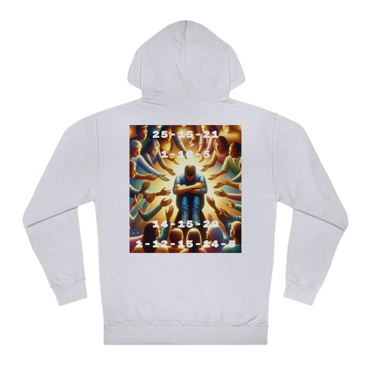 ENCODED | YOU ARE NOT ALONE | Unisex Hooded Sweatshirt