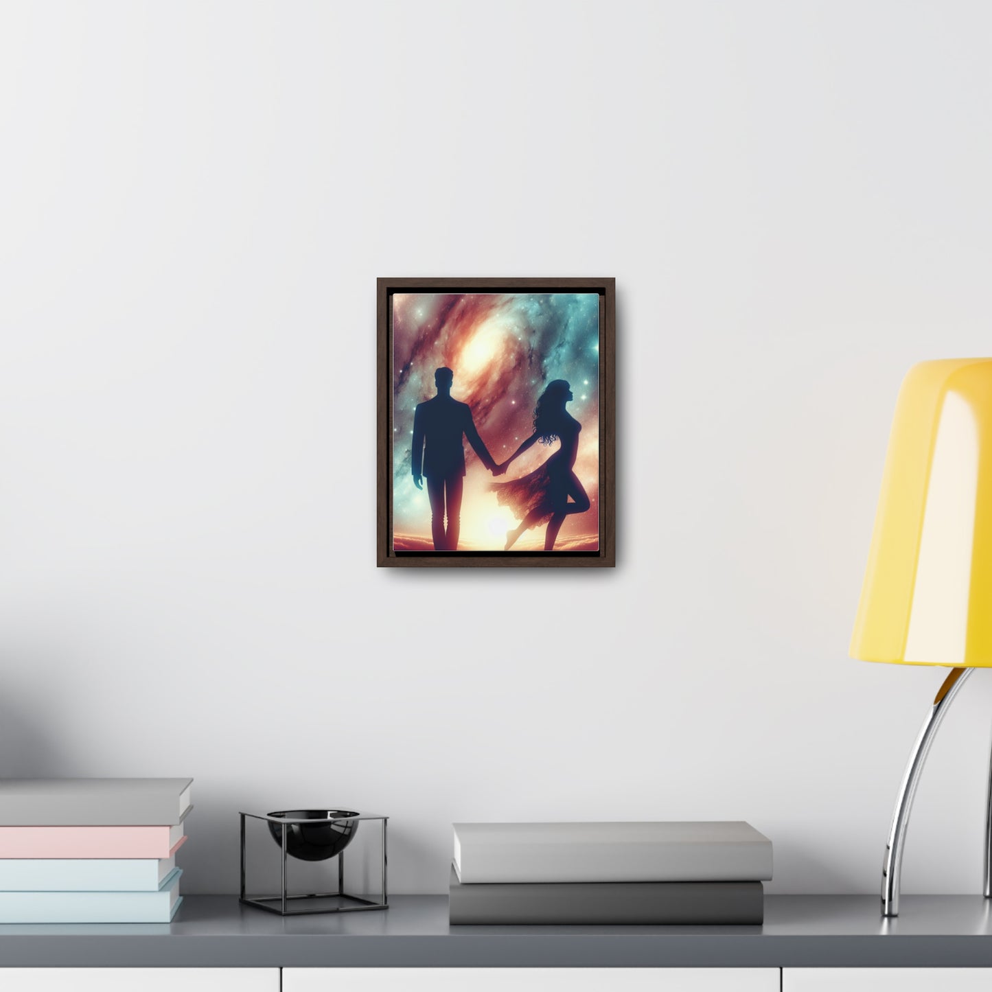 LOVE & BE LOVED | Vertical Framed Canvas