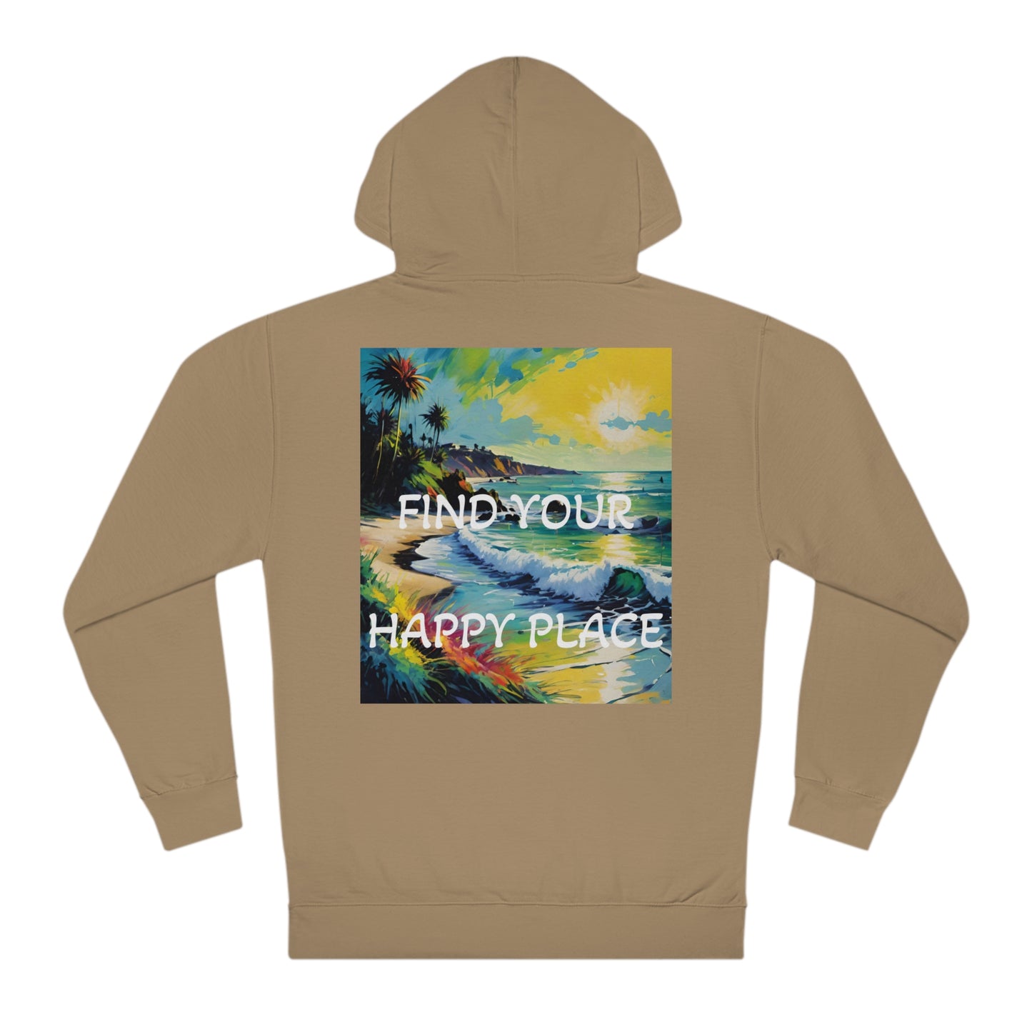 DECODED | FIND YOUR HAPPY PLACE | Unisex Hooded Sweatshirt