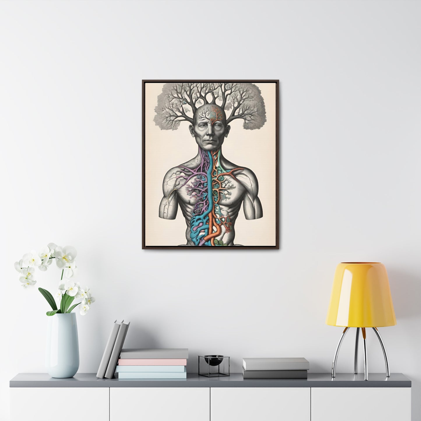 KEEP GROWING | Vertical Framed Canvas