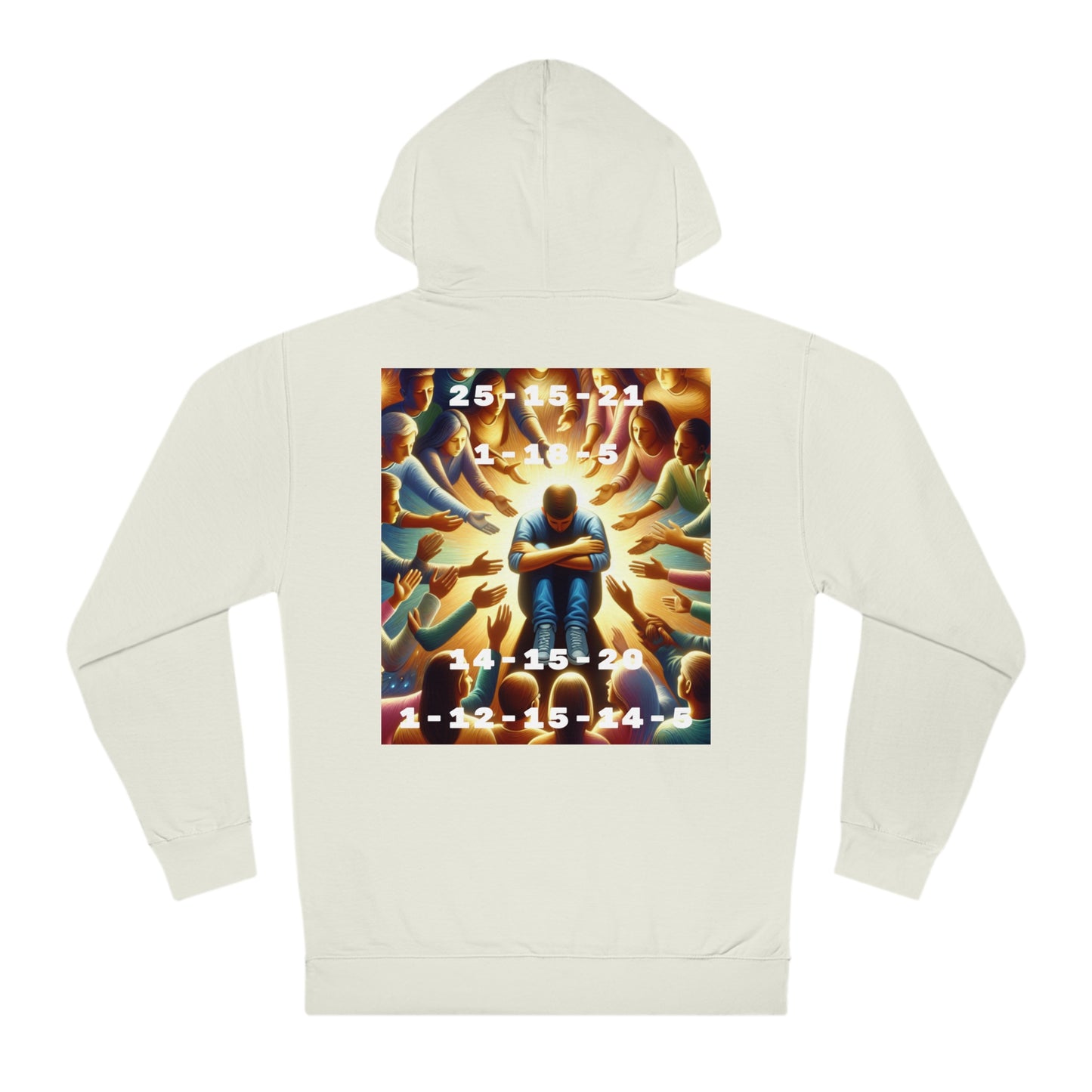 ENCODED | YOU ARE NOT ALONE | Unisex Hooded Sweatshirt