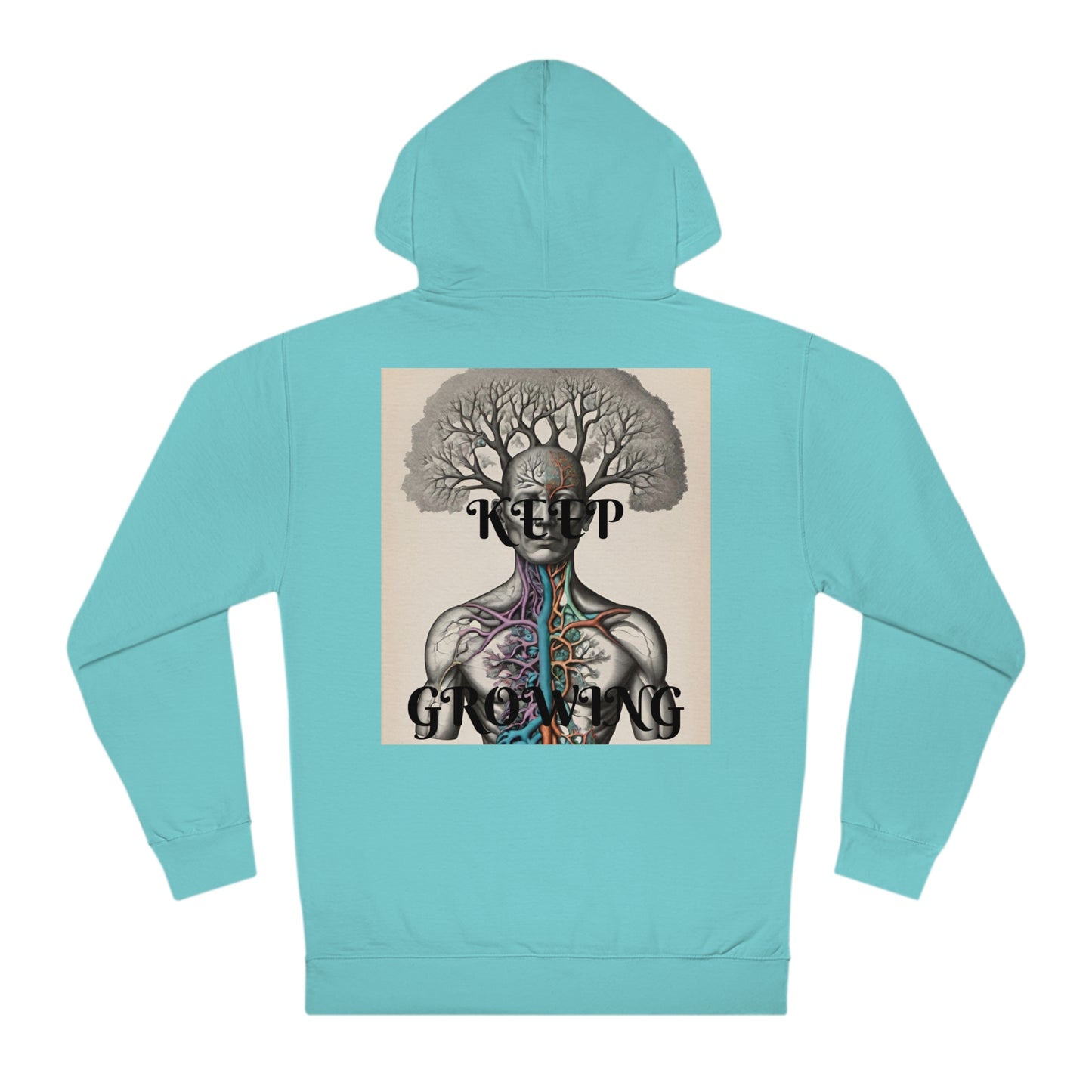 DECODED | KEEP GROWING | Unisex Hooded Sweatshirt