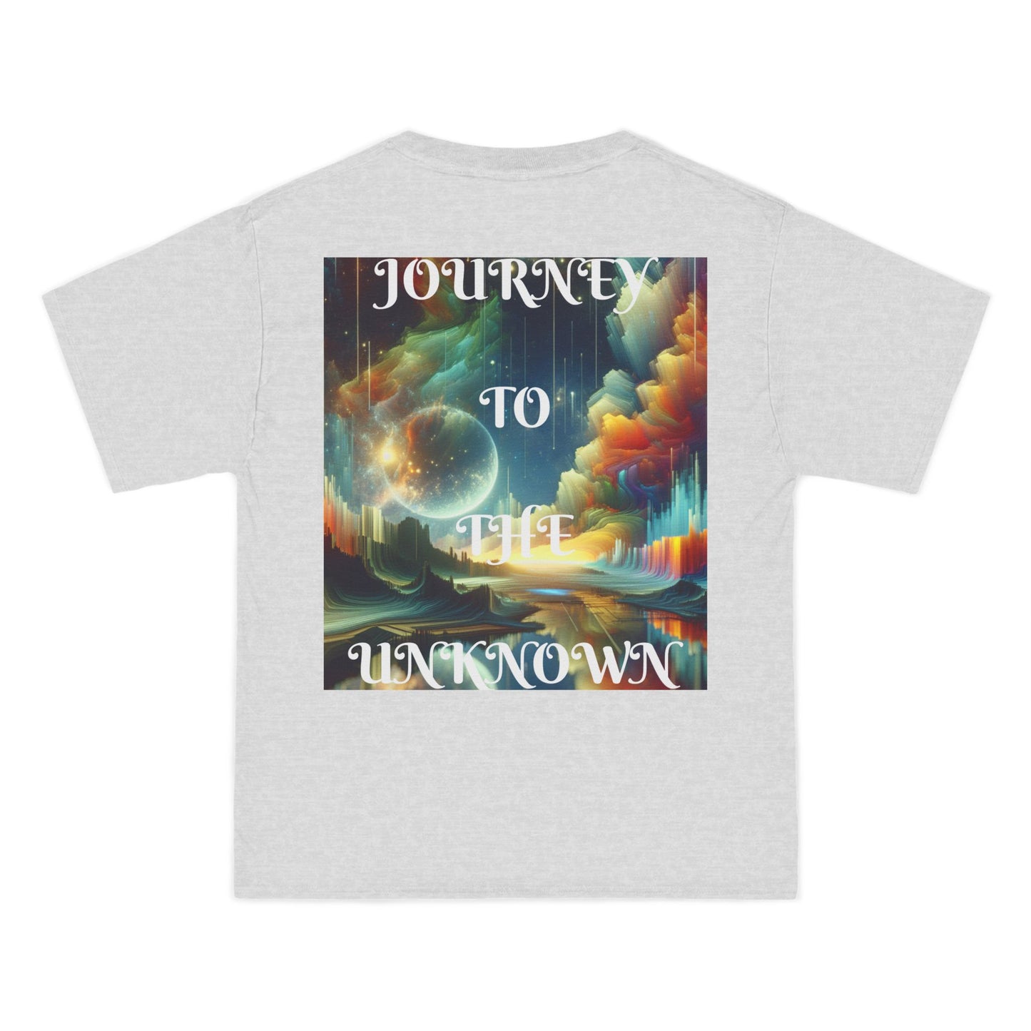 DECODED | JOURNEY TO THE UNKNOWN | Unisex Beefy-T® short-sleeve T-shirt