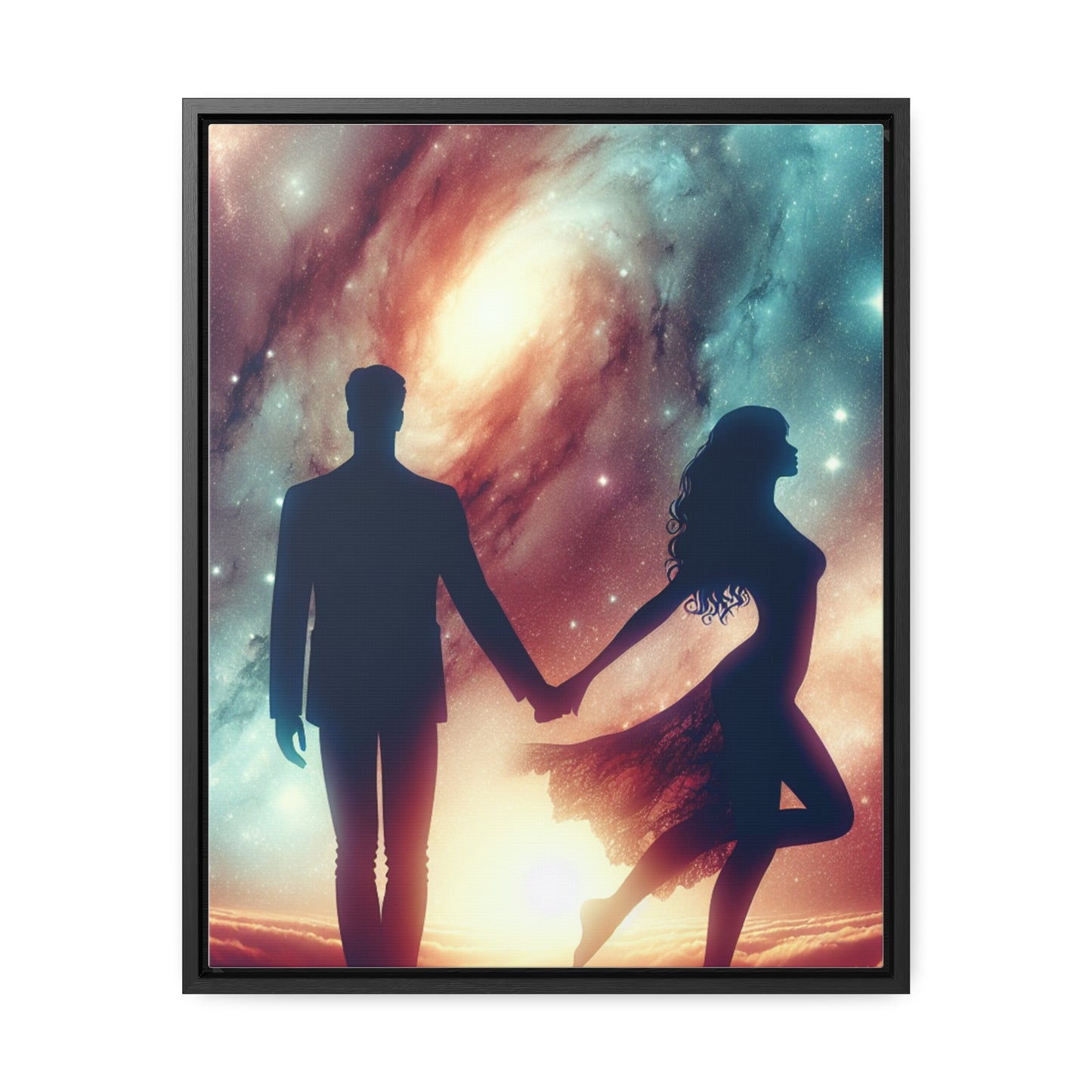 LOVE & BE LOVED | Vertical Framed Canvas