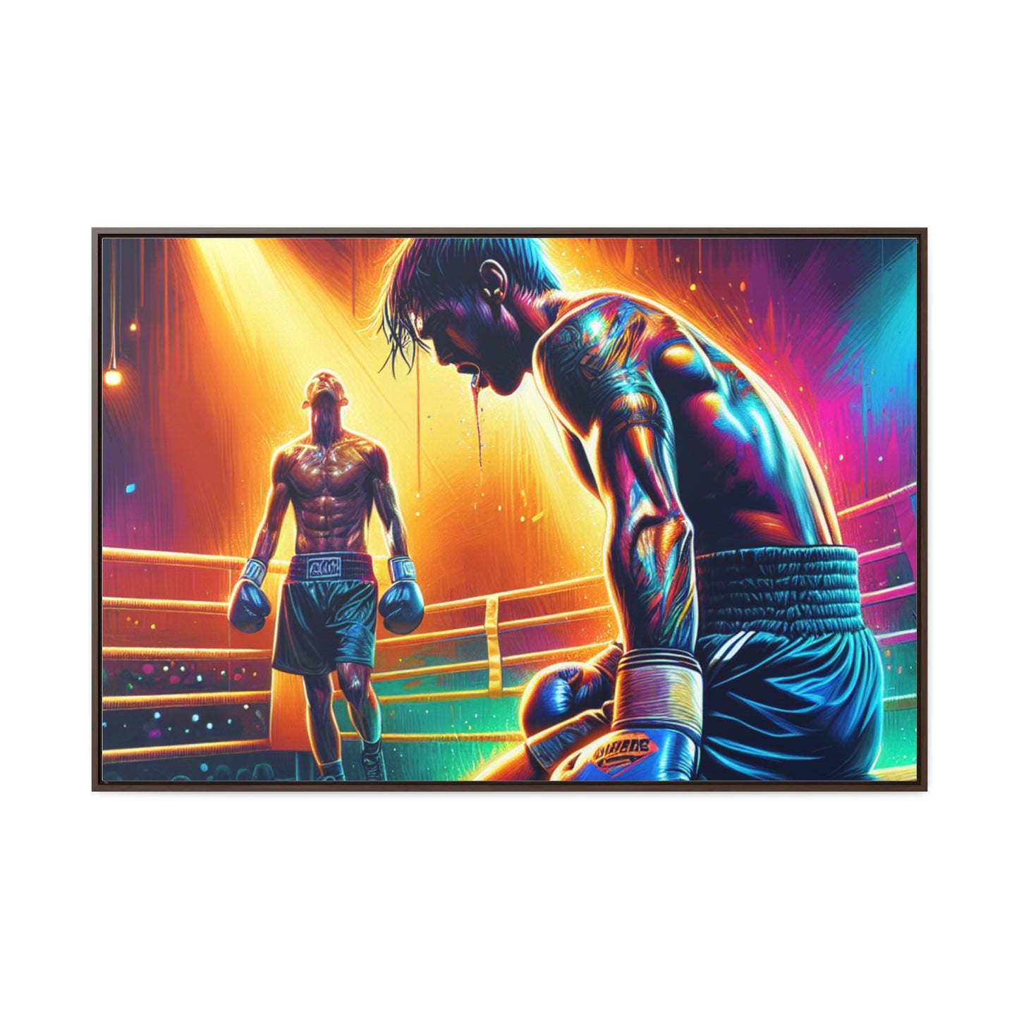 DEFY DEFEAT | Horizontal Framed Canvas