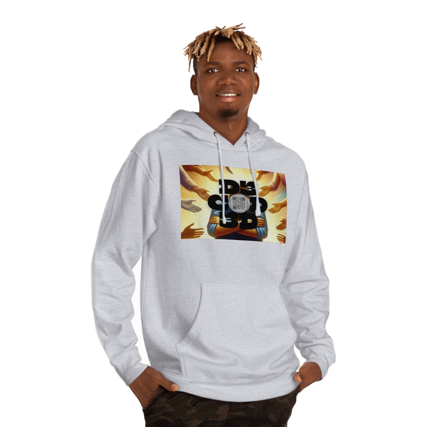 ENCODED | YOU ARE NOT ALONE | Unisex Hooded Sweatshirt