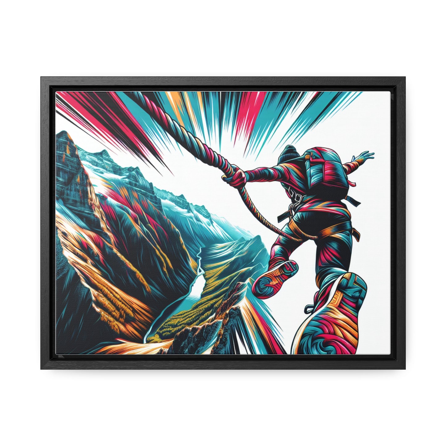 STAY ADVENTUROUS | Horizontal Framed Canvas