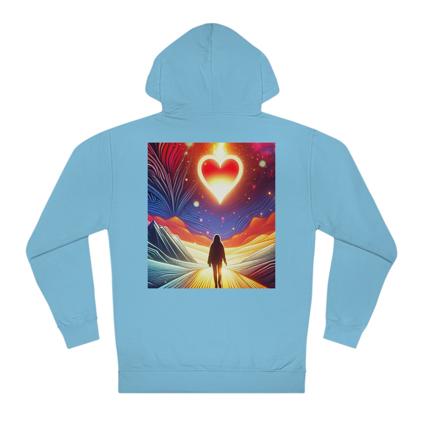 NO CODE | FOLLOW YOUR HEART | Unisex Hooded Sweatshirt