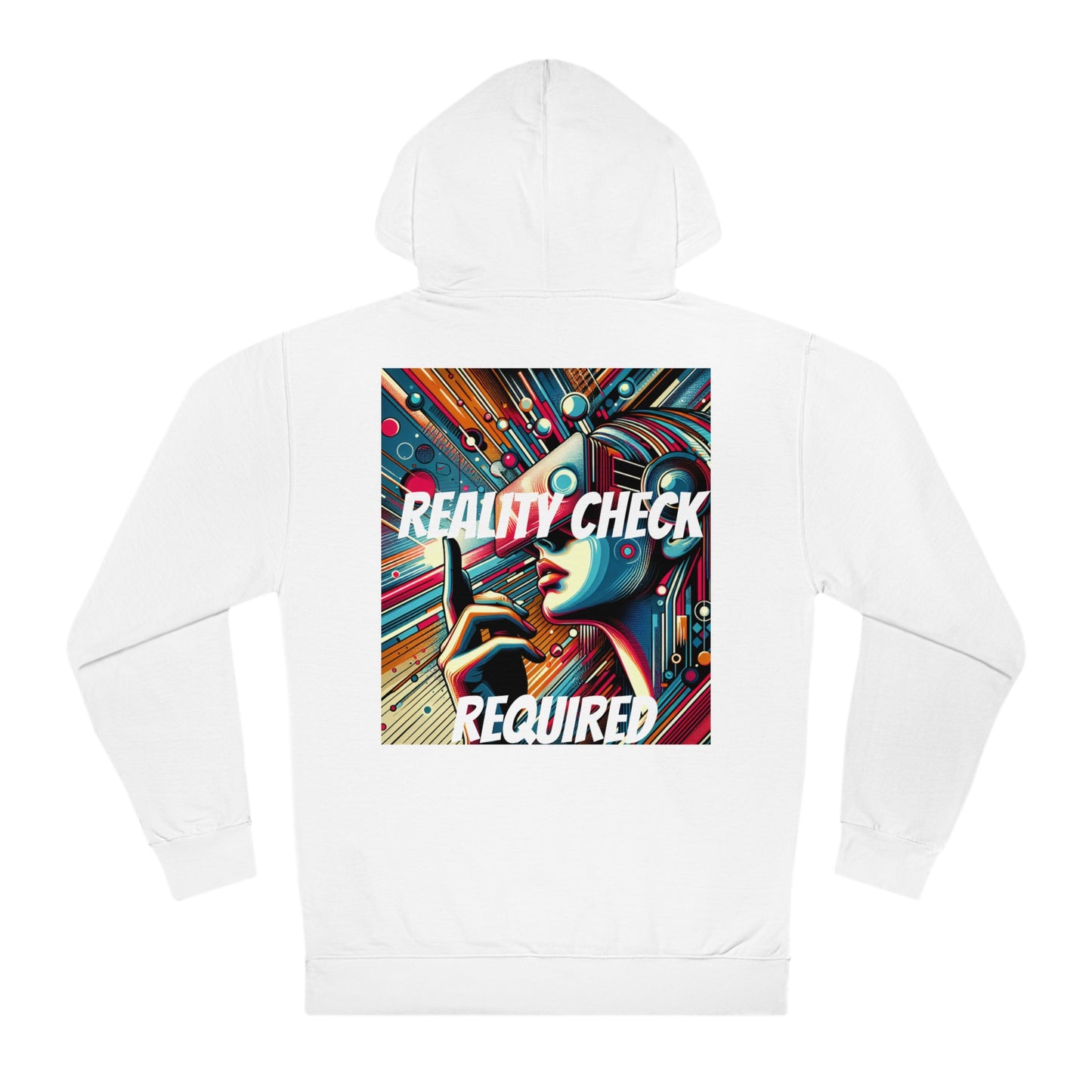 DECODED | REALITY CHECK REQUIRED | Unisex Hooded Sweatshirt