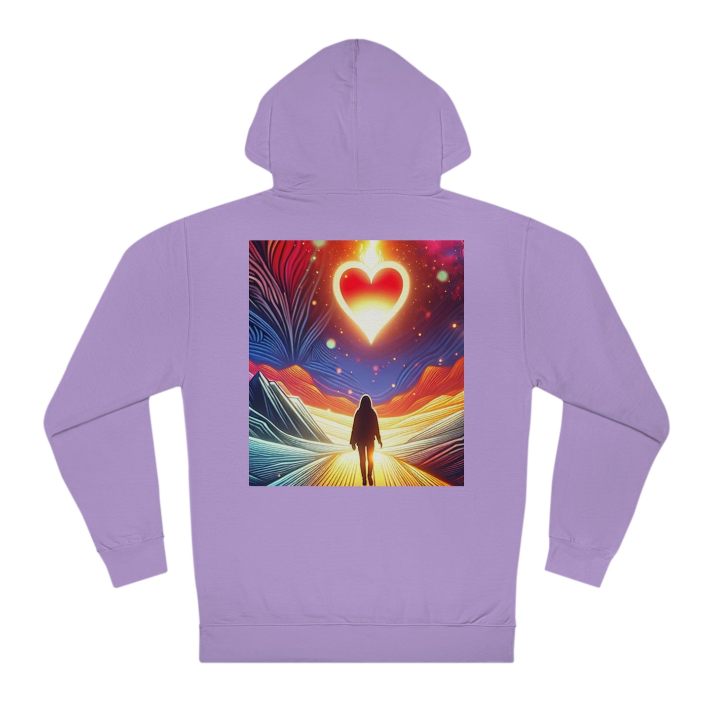 NO CODE | FOLLOW YOUR HEART | Unisex Hooded Sweatshirt