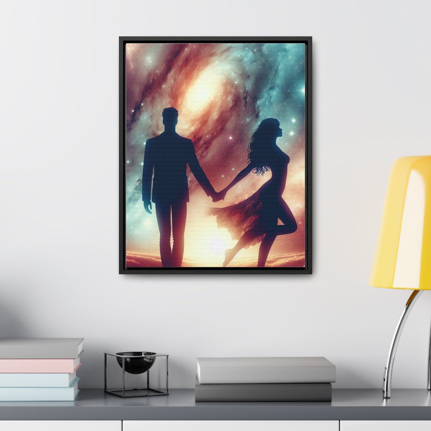 LOVE & BE LOVED | Vertical Framed Canvas