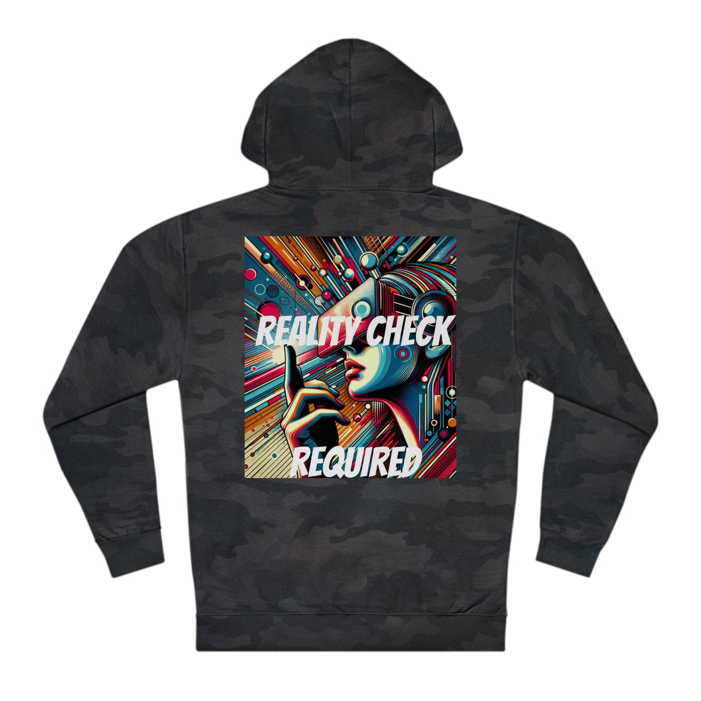 DECODED | REALITY CHECK REQUIRED | Unisex Hooded Sweatshirt