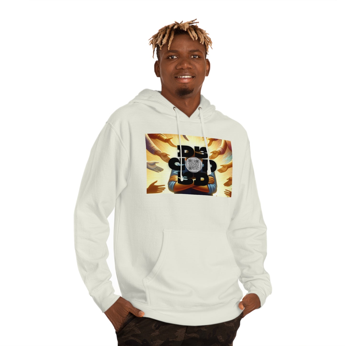 ENCODED | YOU ARE NOT ALONE | Unisex Hooded Sweatshirt