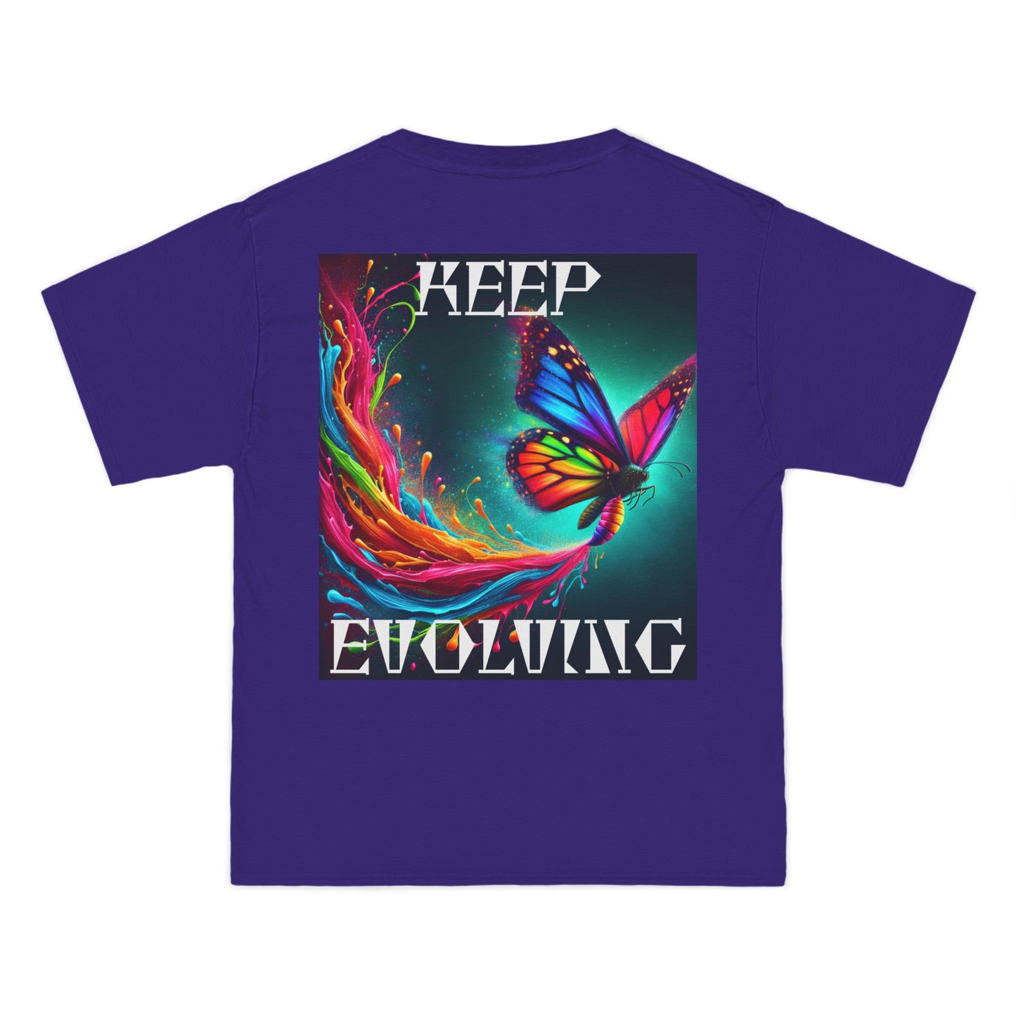 DECODED | KEEP EVOLVING | Unisex Beefy-T® short-sleeve T-shirt