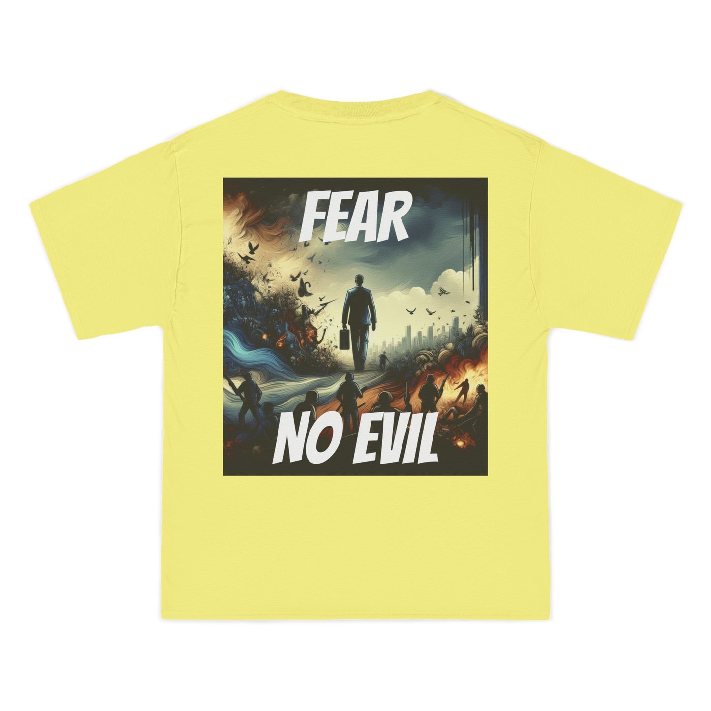 DECODED | FEAR NO EVIL | Unisex Beefy-T®  Short-Sleeve T-Shirt