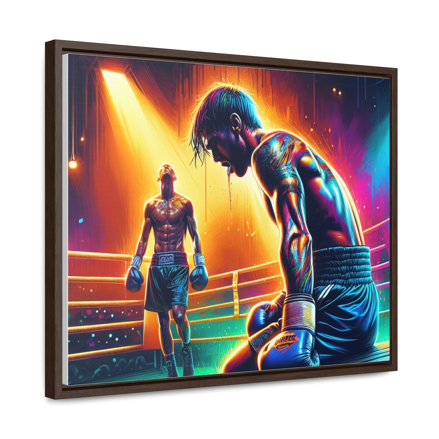 DEFY DEFEAT | Horizontal Framed Canvas