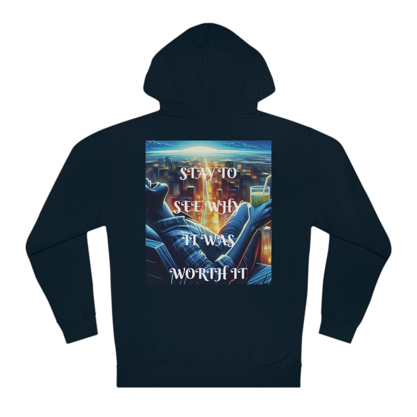 DECODED | STAY TO SEE WHY IT WAS WORTH IT | Unisex Hooded Sweatshirt