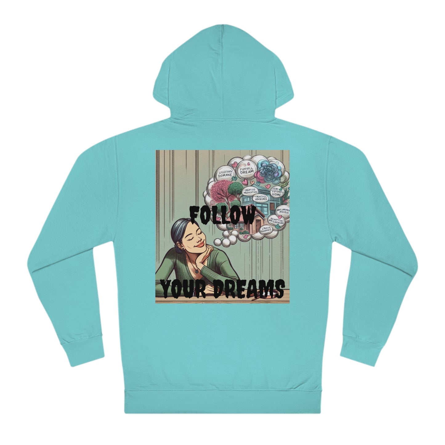 DECODED | FOLLOW YOUR DREAMS | Unisex Hooded Sweatshirt