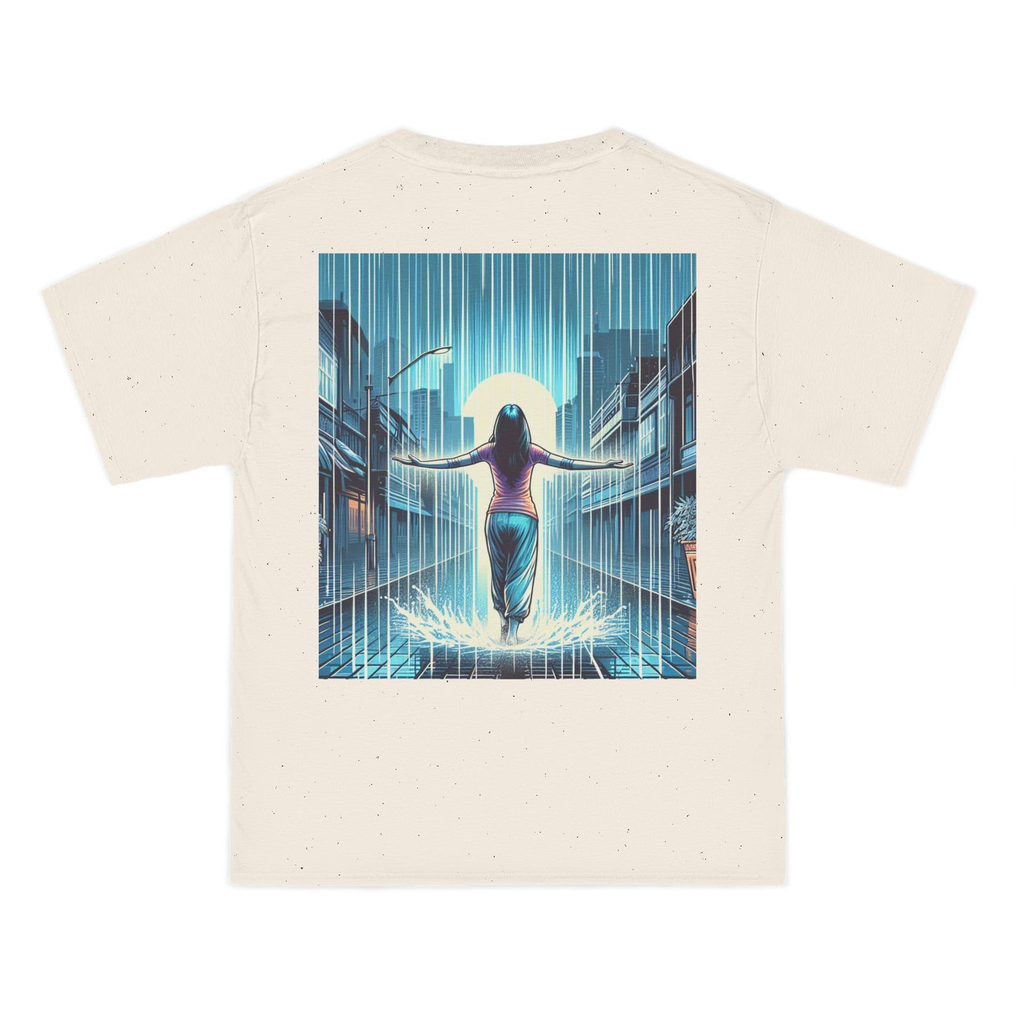 NO CODE | EMBRACE THE STORM | Unisex Beefy-T®  Short-Sleeve T-Shirt